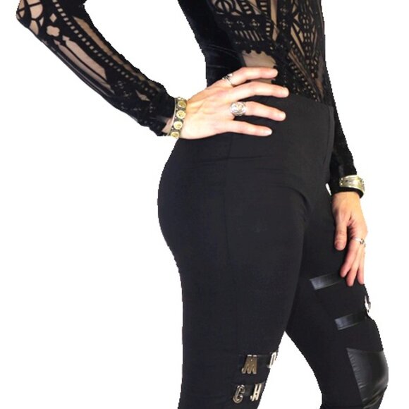 Restyle High Quality Moon Child Gothic Leggings - Picture 4 of 4